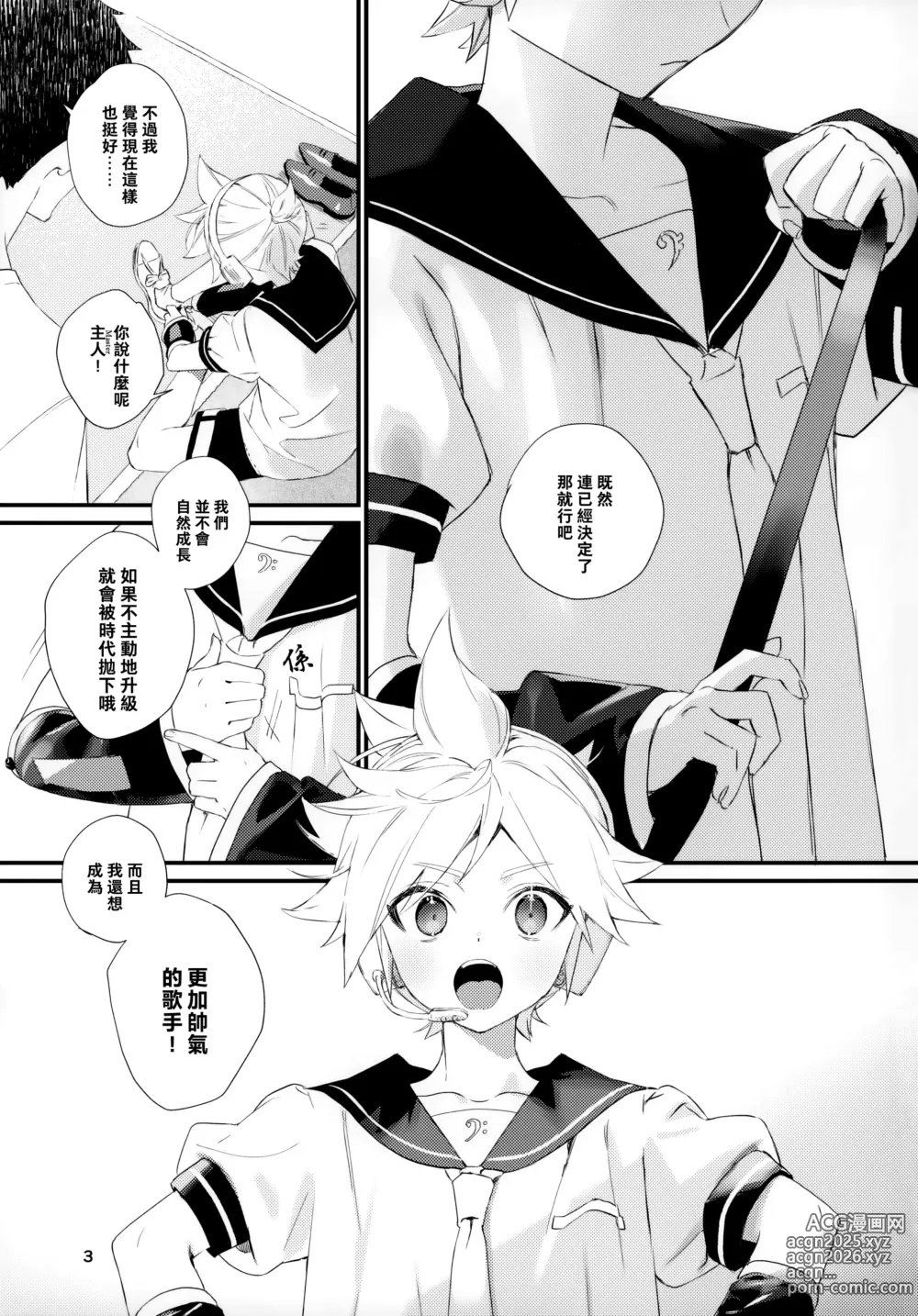 Page 3 of doujinshi Kawaii Garanaide, Shitsubou Shinaide｜不要過度地寵愛我，也不要對我失望