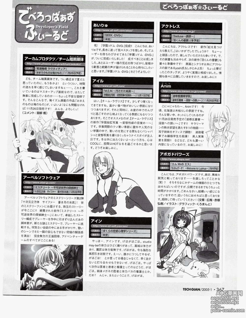 Page 348 of manga TECH GIAN 2005-01