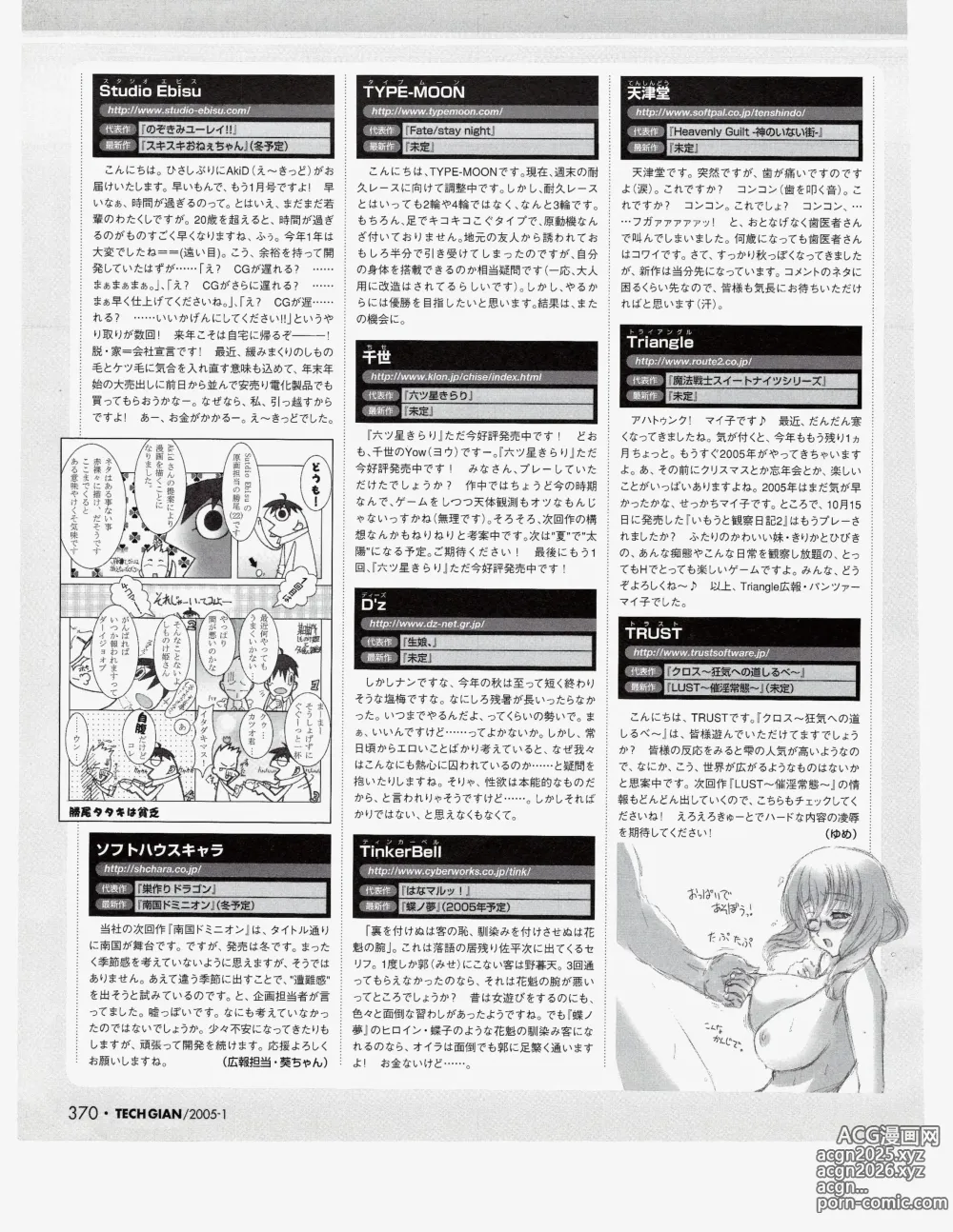 Page 351 of manga TECH GIAN 2005-01