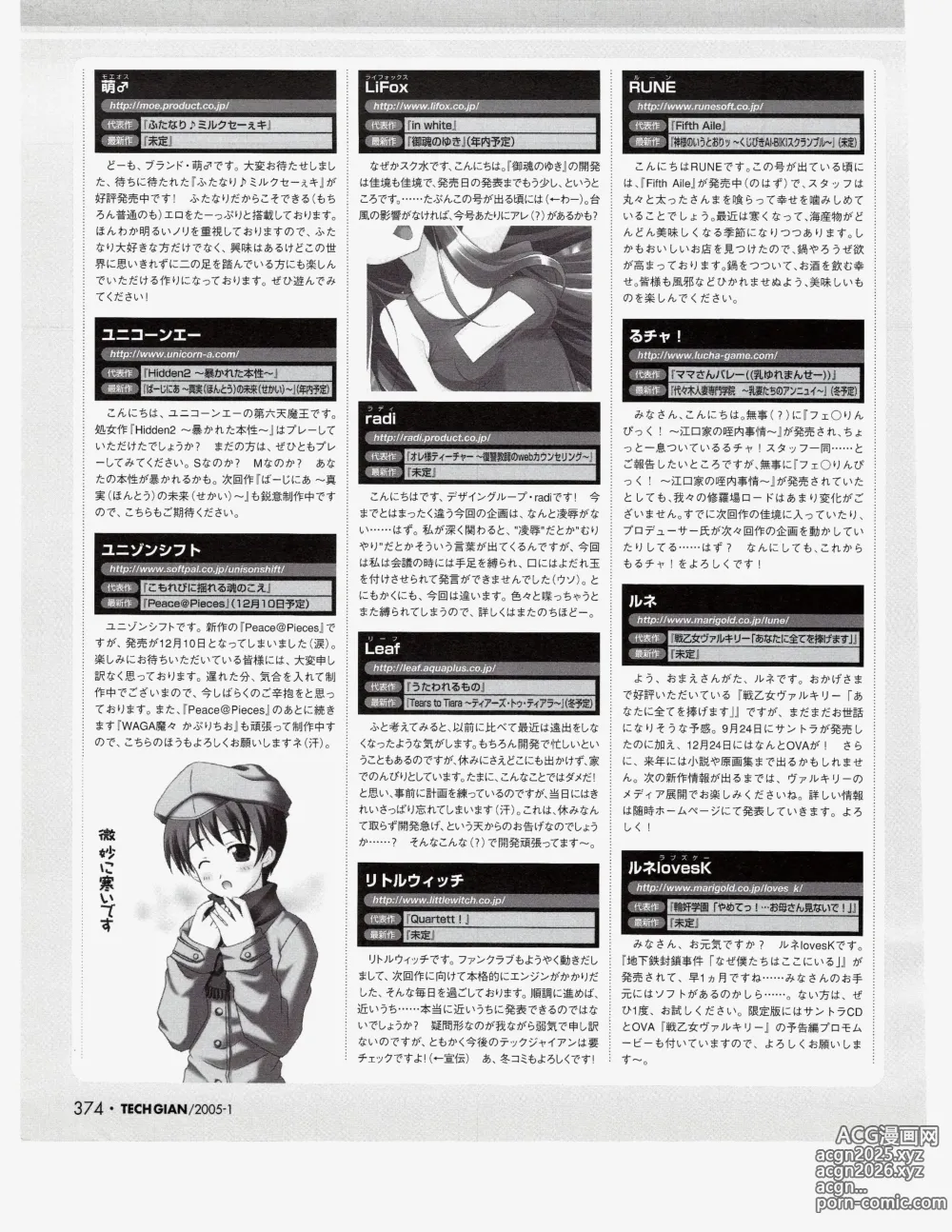 Page 355 of manga TECH GIAN 2005-01