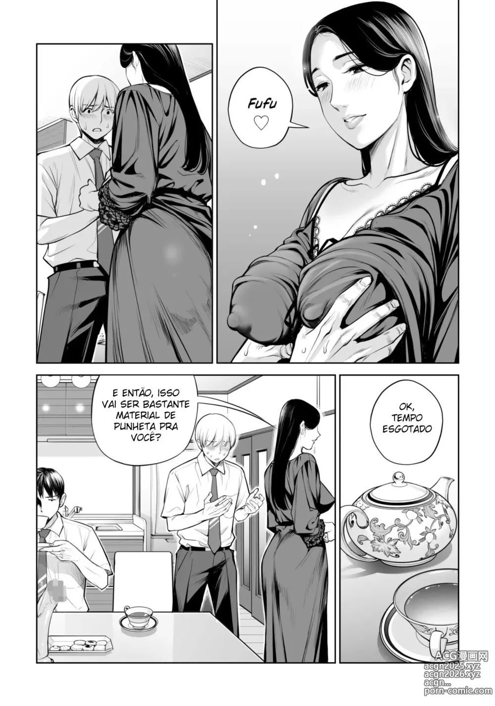 Page 33 of doujinshi Kurokami Onna no Fudeoroshi ~Himitsu no Heya de Nakadashi Sasete Ageru wa~