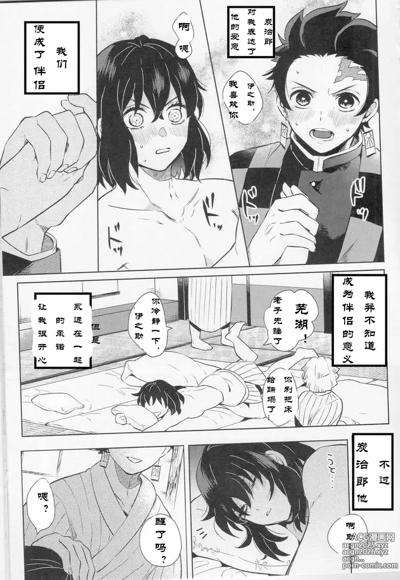 Page 3 of doujinshi 舒适至极，伤脑至极 【鬼灭之刃】[中文翻译] 上