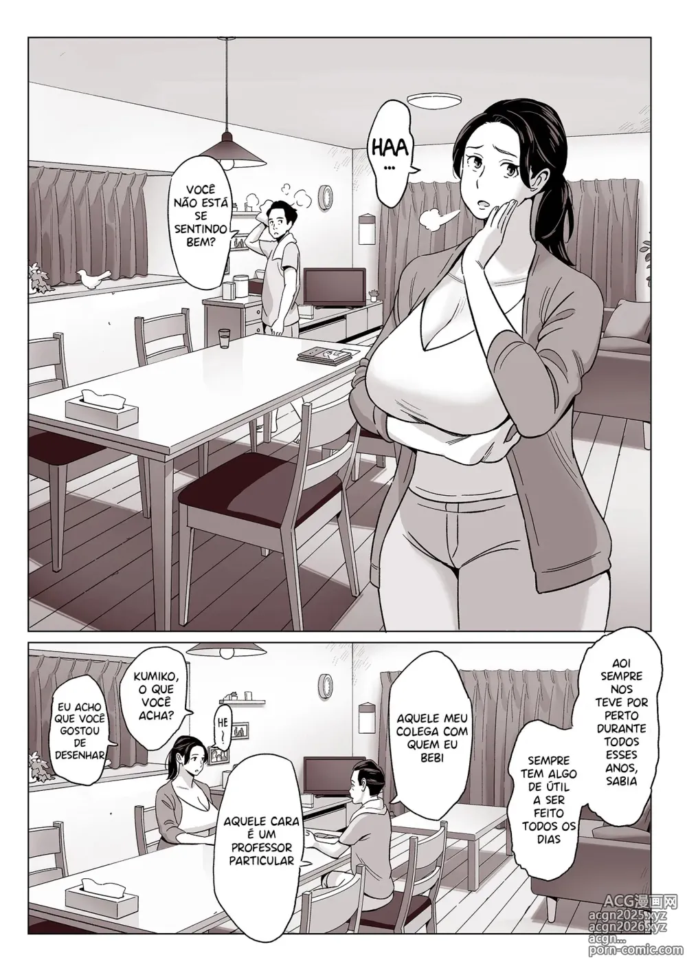 Page 4 of doujinshi Bakunyuu Oyako wo Kakushidori shita Kekka…