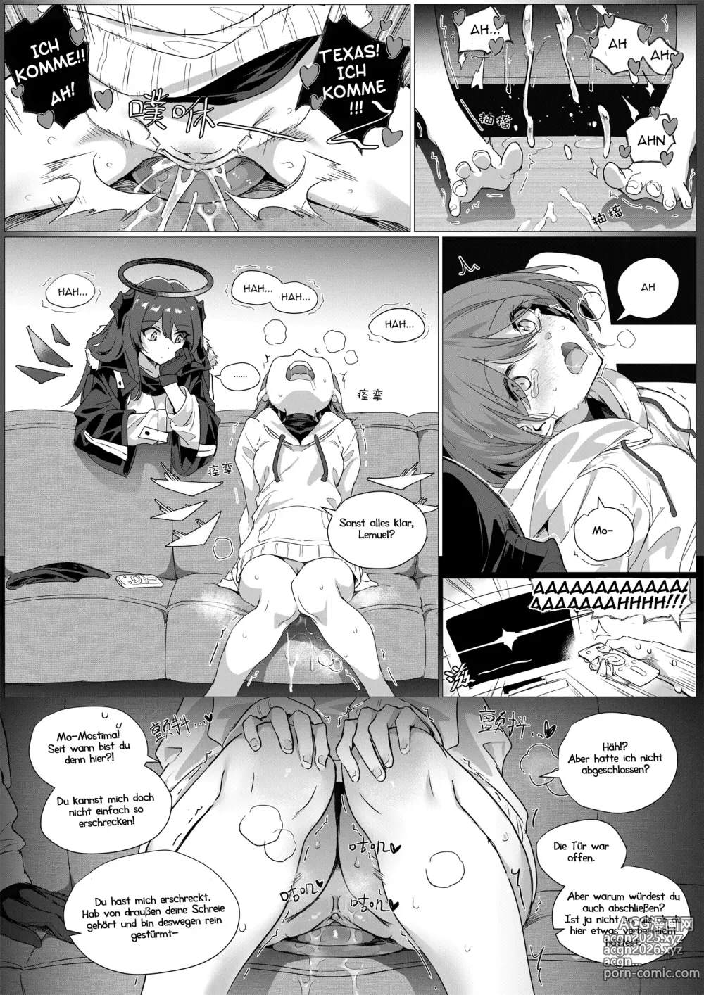 Page 39 of doujinshi 2 Texas x Exusiai (decensored)