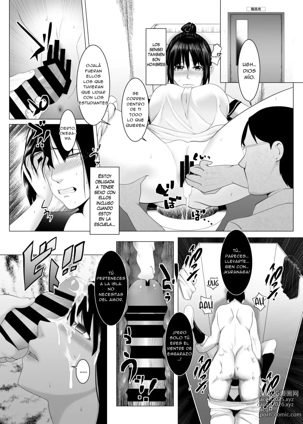 Page 34 of doujinshi Haramase no Shima 1-2 ~Otome wa Kotou de Haramibara ni Naru + Kodane o Shikomare Modaeru Otome~