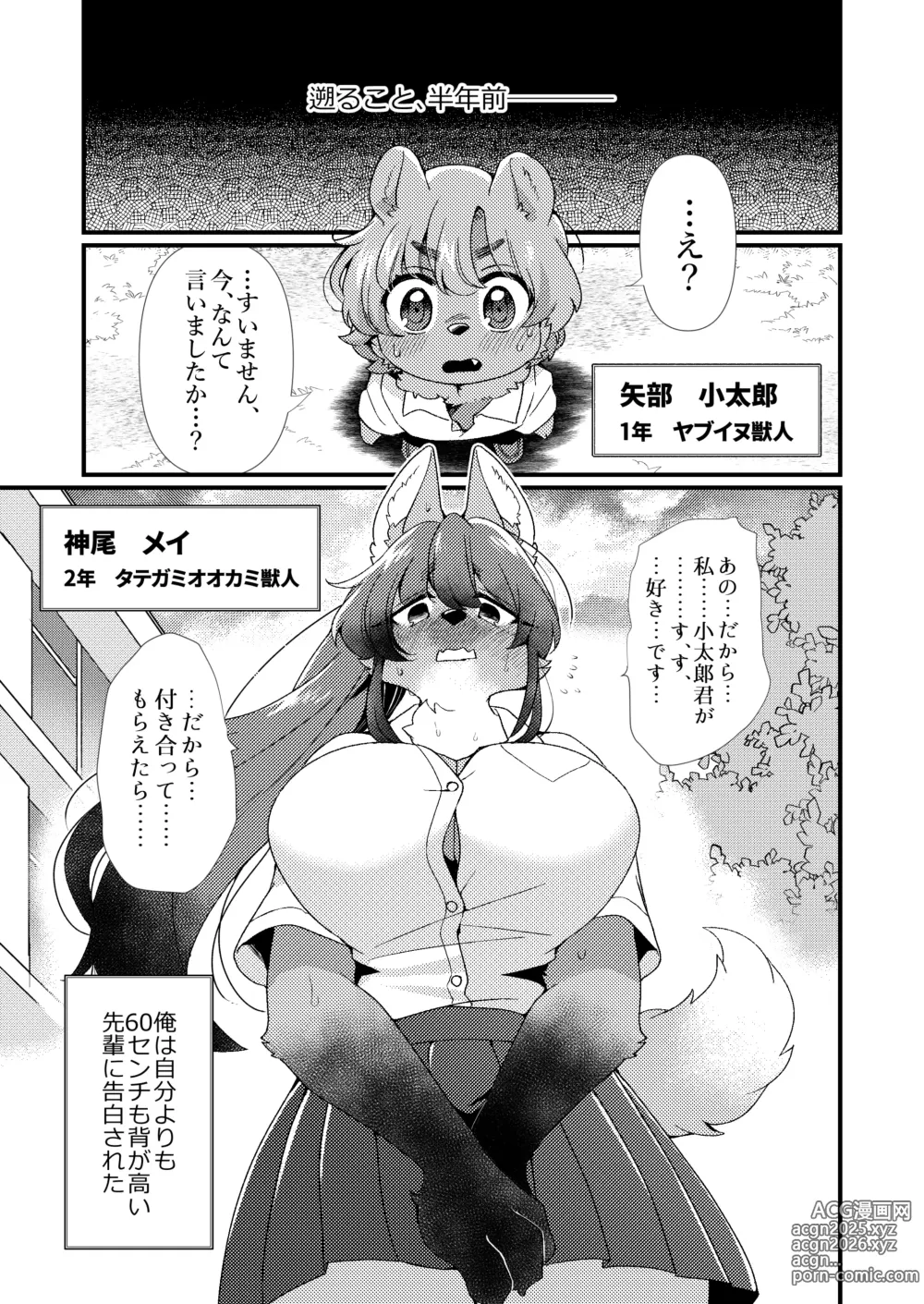 Page 2 of doujinshi 99% no Honnou to 1% no Yuuki