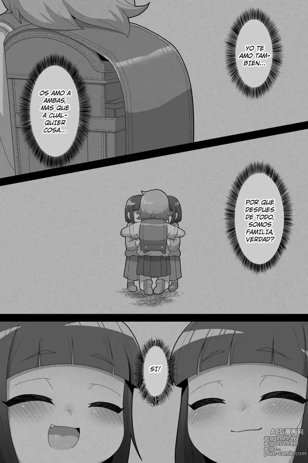 Page 2 of doujinshi Amo Mucho Mucho a Mis hermanastras Futanari♥