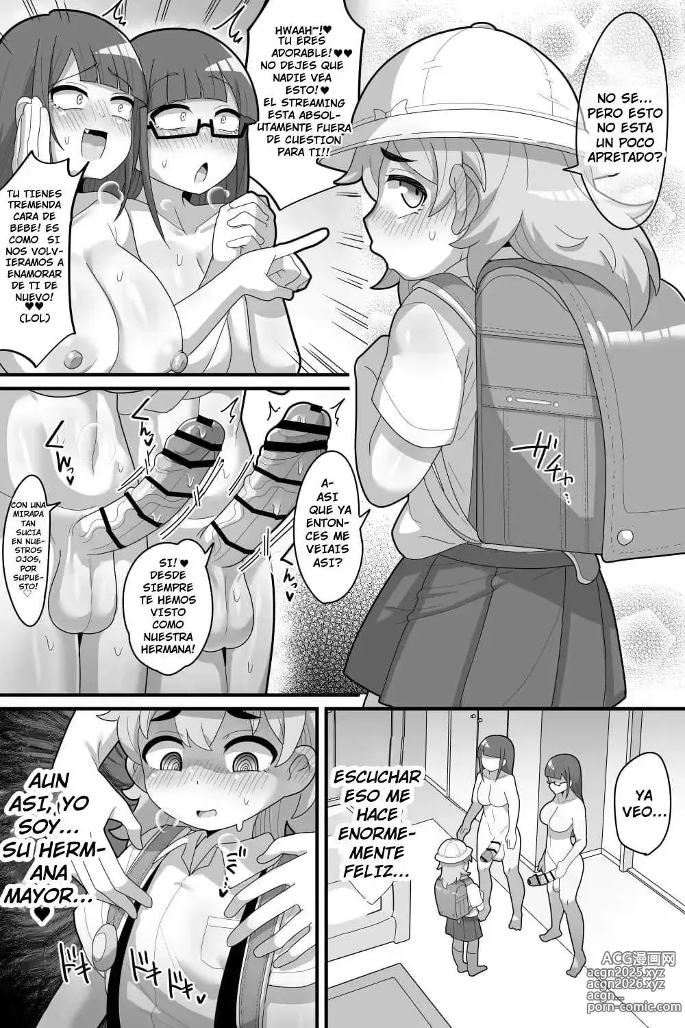 Page 35 of doujinshi Amo Mucho Mucho a Mis hermanastras Futanari♥