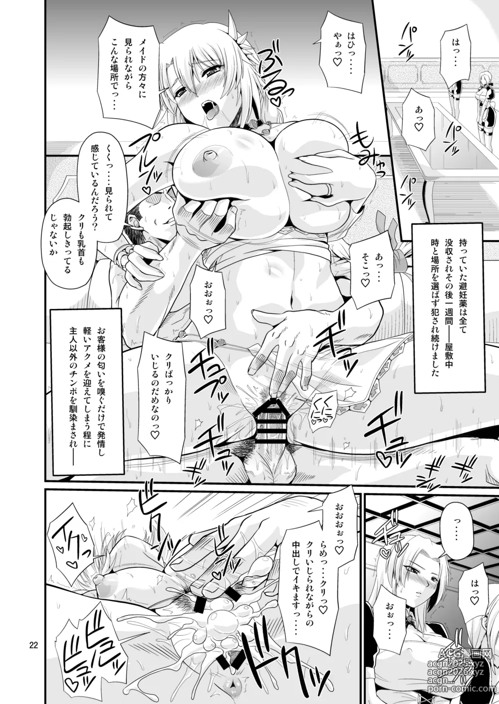 Page 22 of doujinshi Ostrheinsburg Seijo Hitozuma Koukyuu Delivery Health