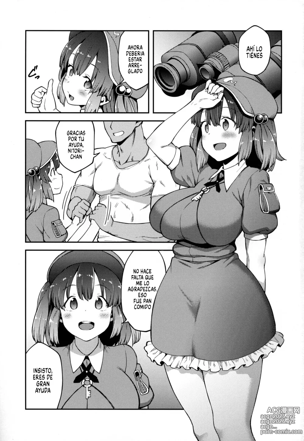 Page 2 of doujinshi Encantado De Conocerte Nitori-chan