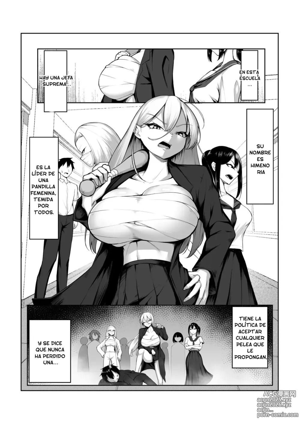 Page 2 of doujinshi ¡La Jefa Más Fuerte No Puede Perder Contra Estos Mocosos Pervertidos!