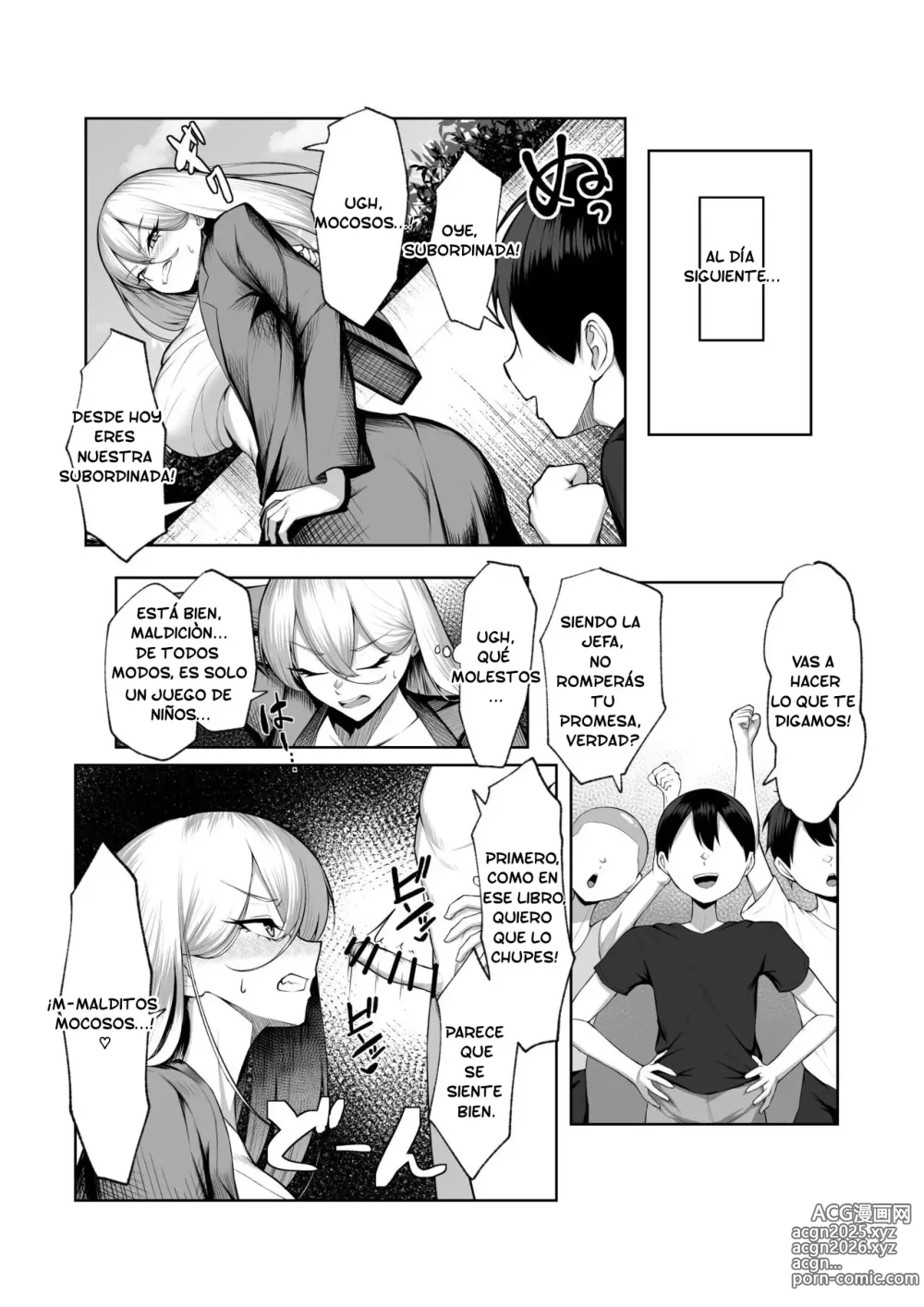 Page 12 of doujinshi ¡La Jefa Más Fuerte No Puede Perder Contra Estos Mocosos Pervertidos!