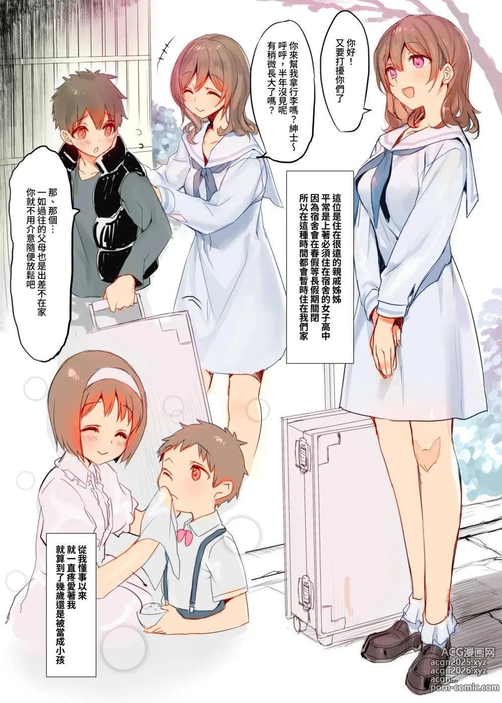 Page 2 of doujinshi Osu ni Natta Boku to Mesu ni Natta Onee-chan