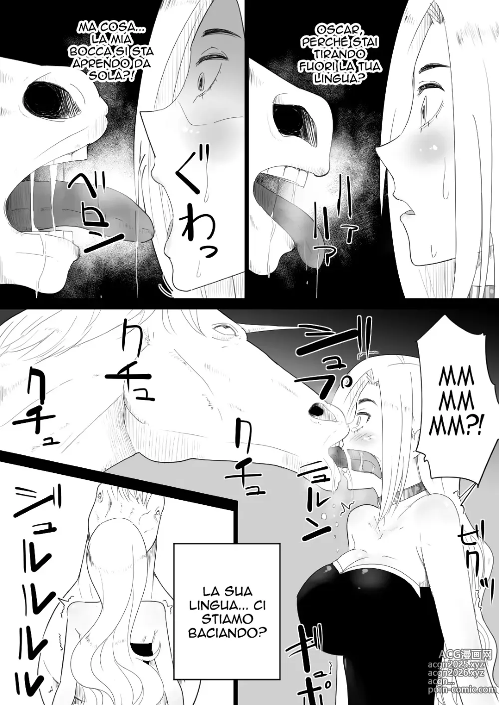 Page 18 of doujinshi Female knight who fucked by her own steed