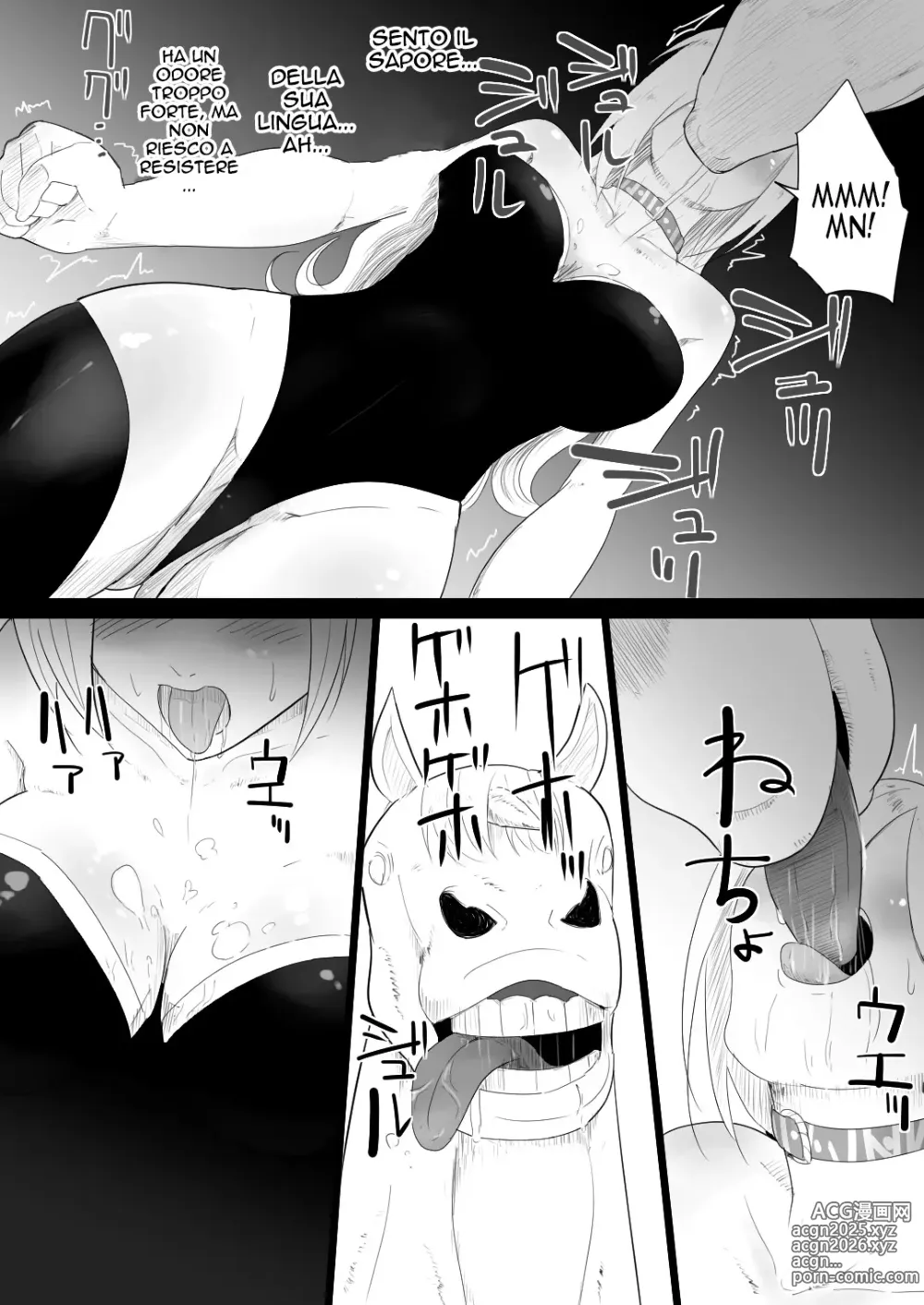 Page 19 of doujinshi Female knight who fucked by her own steed