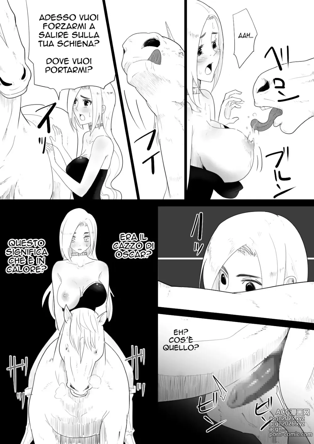 Page 21 of doujinshi Female knight who fucked by her own steed