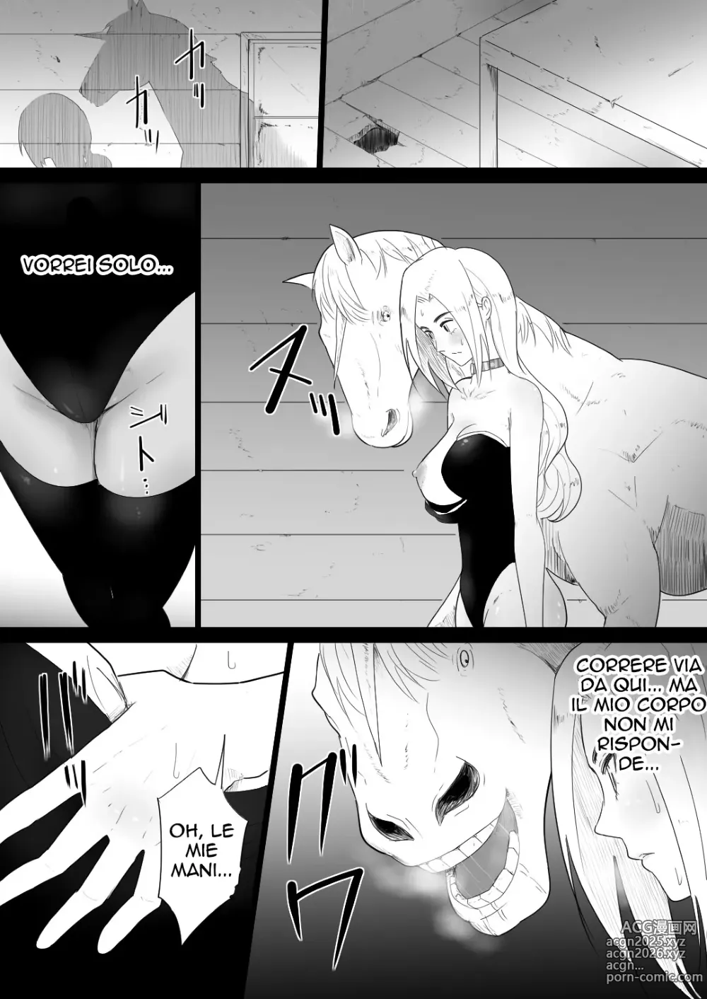 Page 23 of doujinshi Female knight who fucked by her own steed