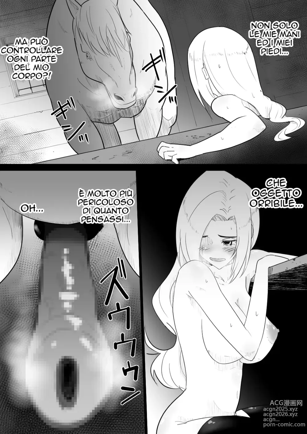 Page 37 of doujinshi Female knight who fucked by her own steed