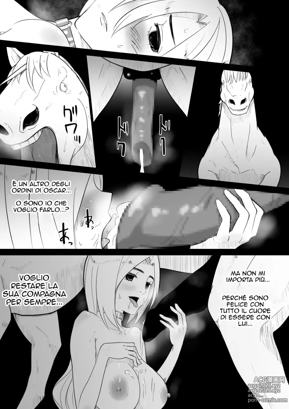 Page 44 of doujinshi Female knight who fucked by her own steed