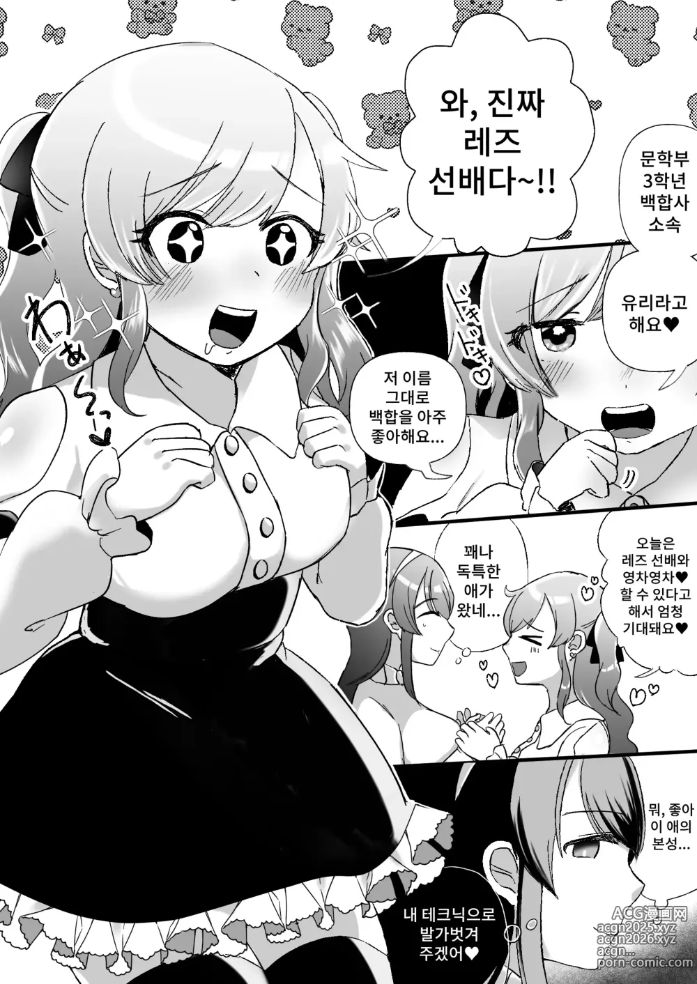 Page 3 of doujinshi 사이코 레즈선배 VS 오타쿠 서클의 백합공주