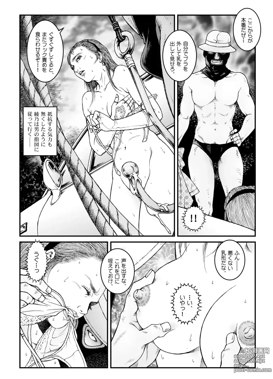 Page 30 of doujinshi 欲望回帰第500章-昭和猟奇譚女犯仕置人哲夫【5】社長令嬢_被虐のバカンス_カージャックレイプ編-