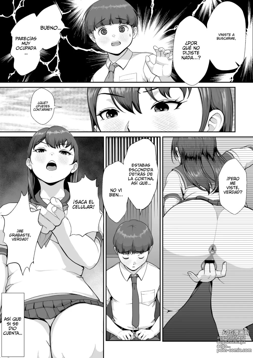 Page 12 of doujinshi Hanazaki, la presidenta del consejo estudiantil ¡Quiere mi semen!