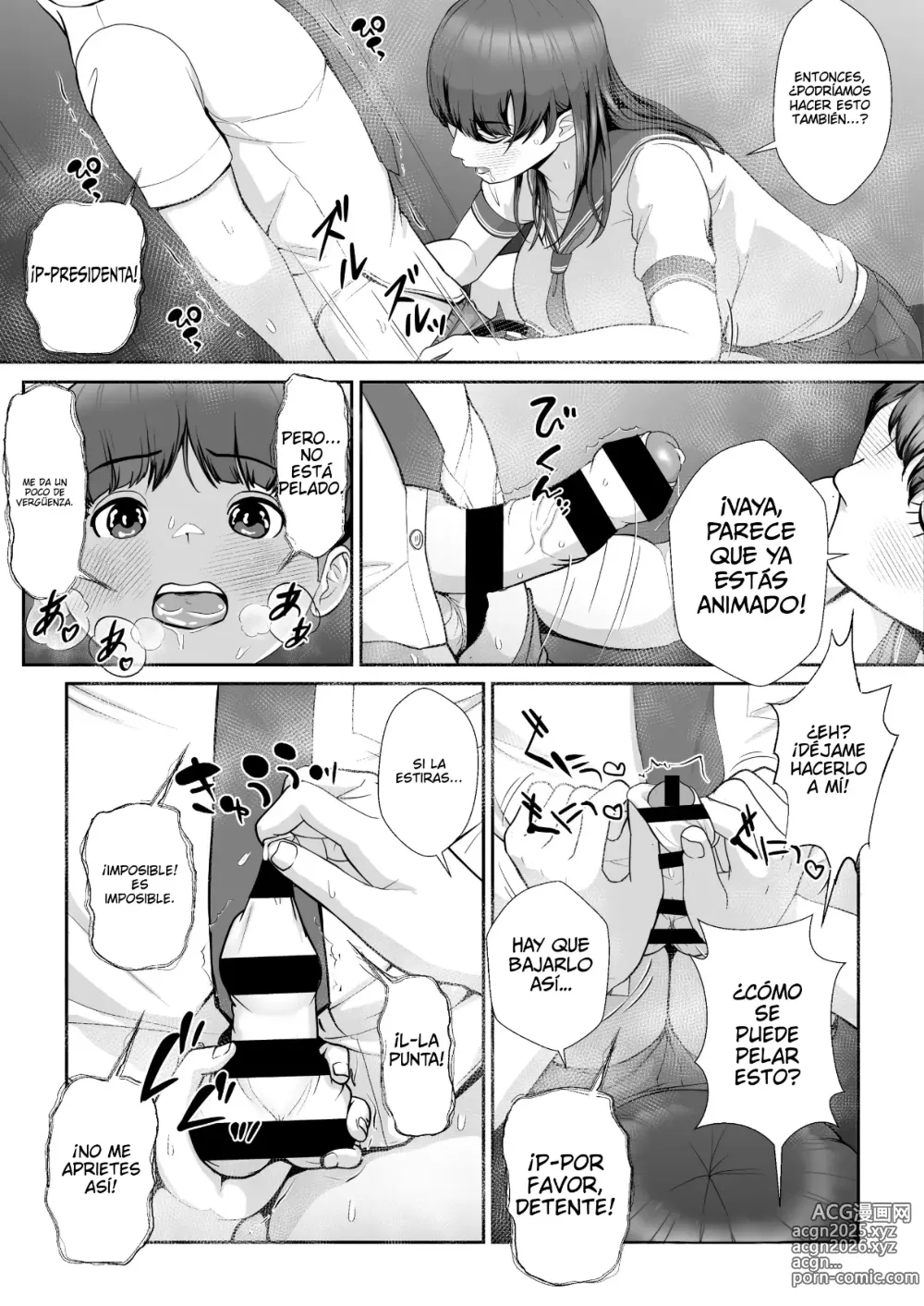 Page 22 of doujinshi Hanazaki, la presidenta del consejo estudiantil ¡Quiere mi semen!