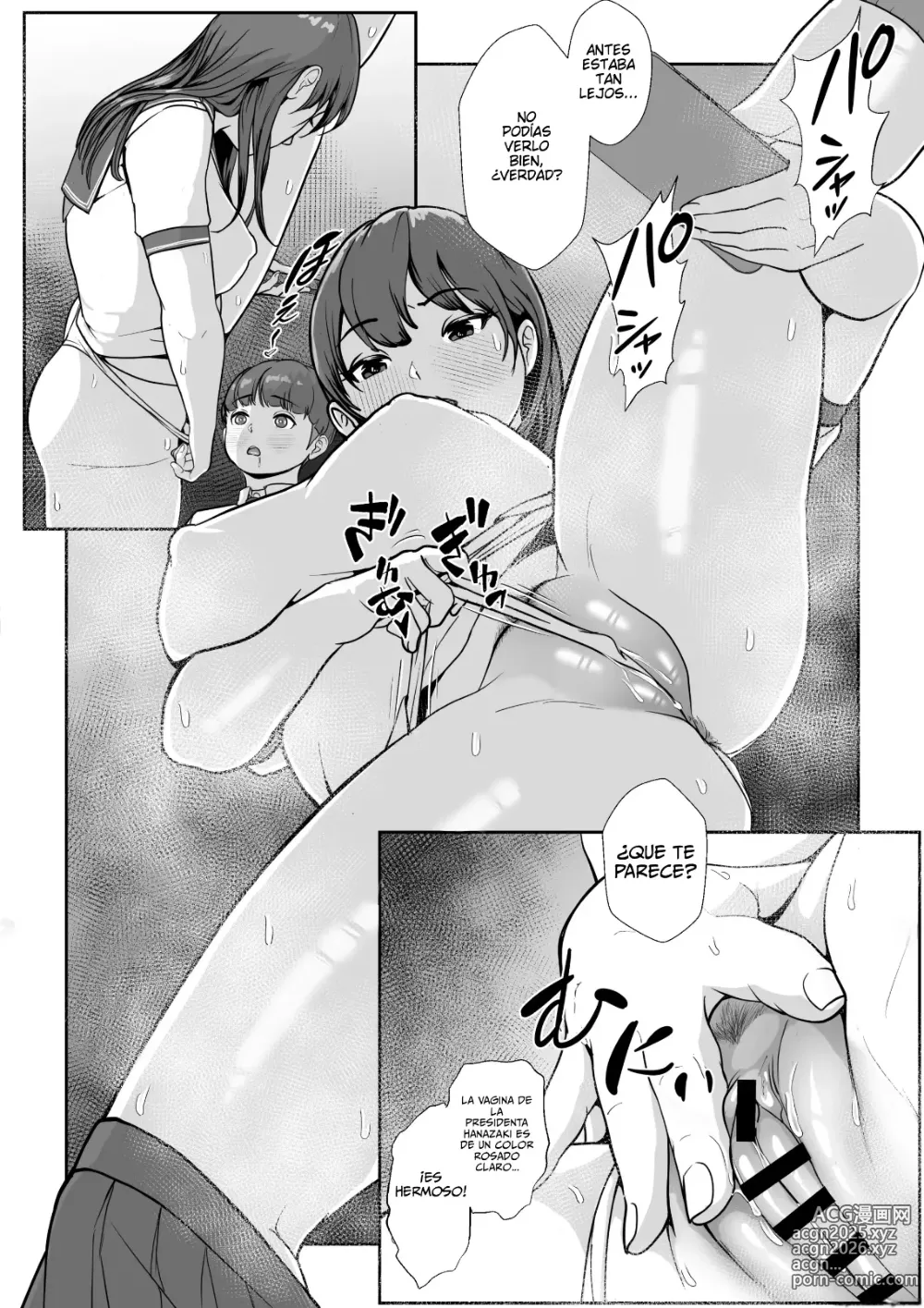 Page 29 of doujinshi Hanazaki, la presidenta del consejo estudiantil ¡Quiere mi semen!