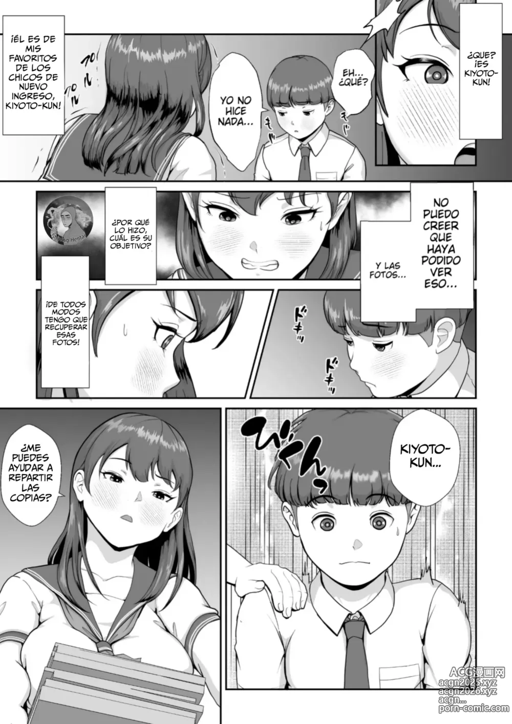 Page 8 of doujinshi Hanazaki, la presidenta del consejo estudiantil ¡Quiere mi semen!