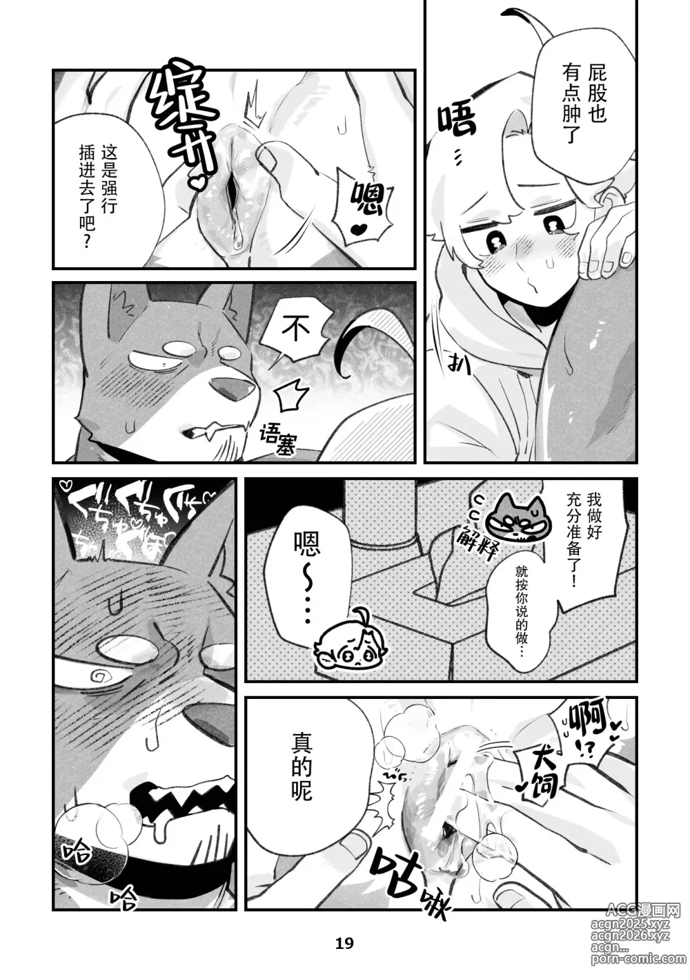 Page 19 of doujinshi Inukei no R18