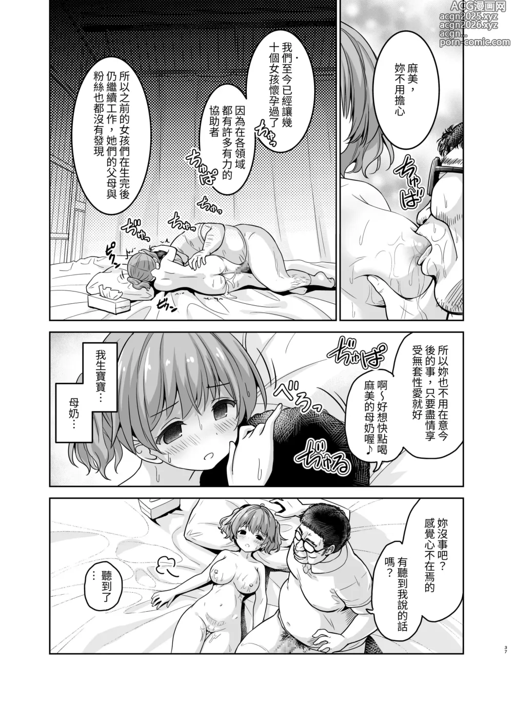 Page 10 of doujinshi Akachan Dekite mo Iikara Motto Nakadashi Shitekudasai Gakeppuchi Idol to Noukou Tanetsuke Influencer