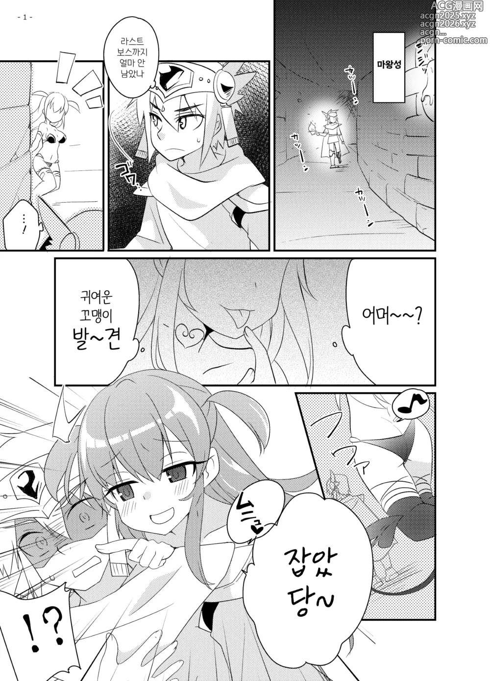 Page 3 of doujinshi 용사의 말로 ~붙잡히고, 핥아지고, 범해진다~