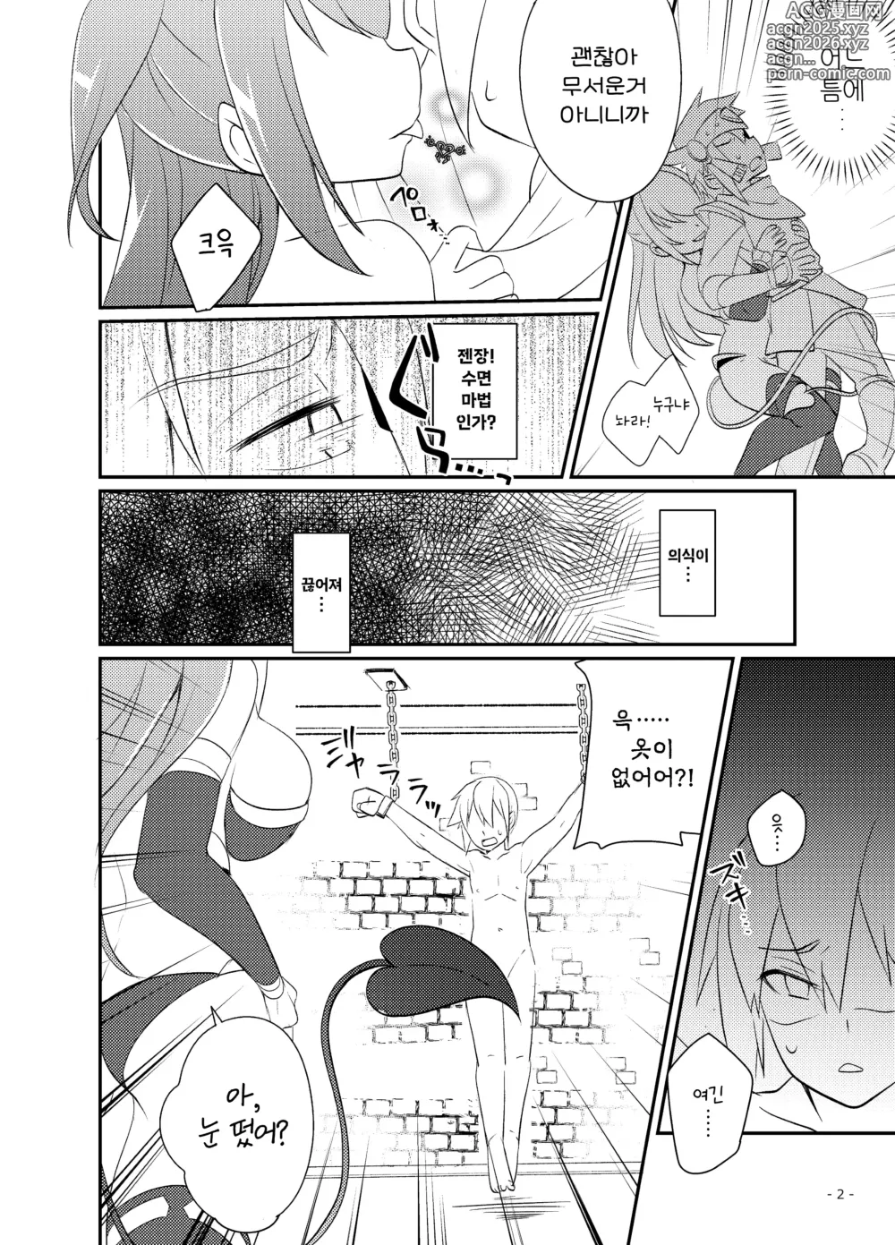 Page 4 of doujinshi 용사의 말로 ~붙잡히고, 핥아지고, 범해진다~