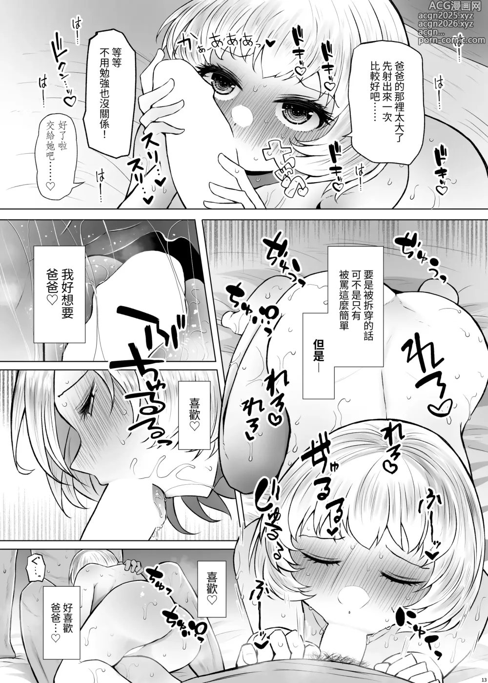 Page 13 of doujinshi Idensei Shikkan no Risk ga Nai nara Papa to Kozukuri Shite mo Ii yo ne 3