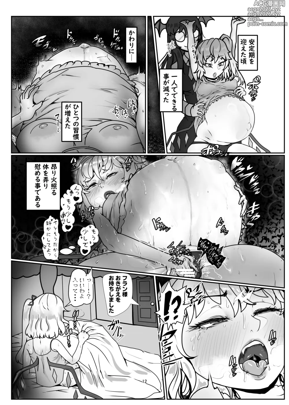 Page 12 of doujinshi Shusseiritsu Takame na Gensoukyou 3