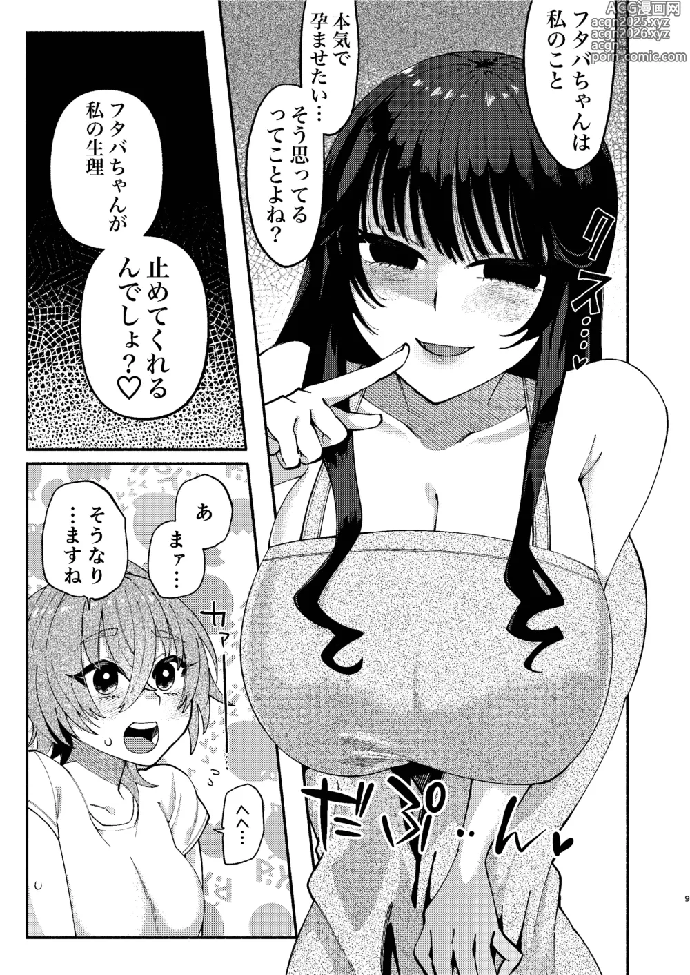 Page 8 of doujinshi Futanari Musume wa Do-Eroi Onee-san to Honki Koubi de Ikimakurimashita