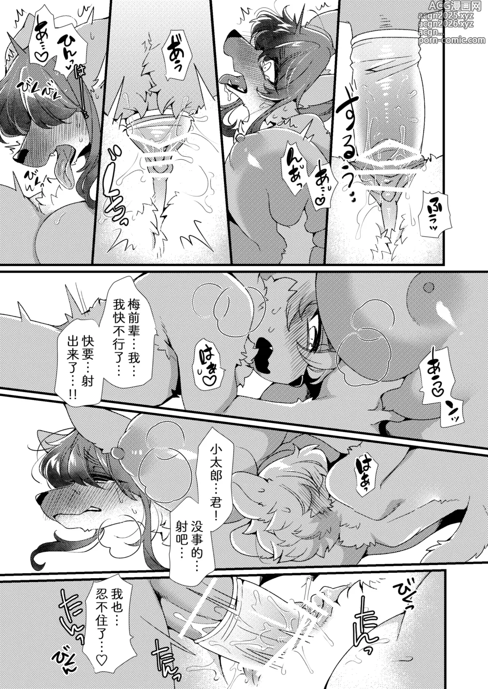 Page 18 of doujinshi 99%的本能加1%的勇气