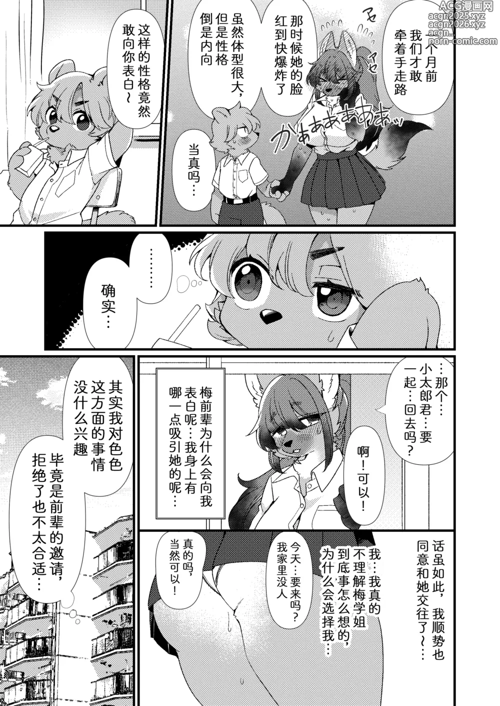 Page 4 of doujinshi 99%的本能加1%的勇气