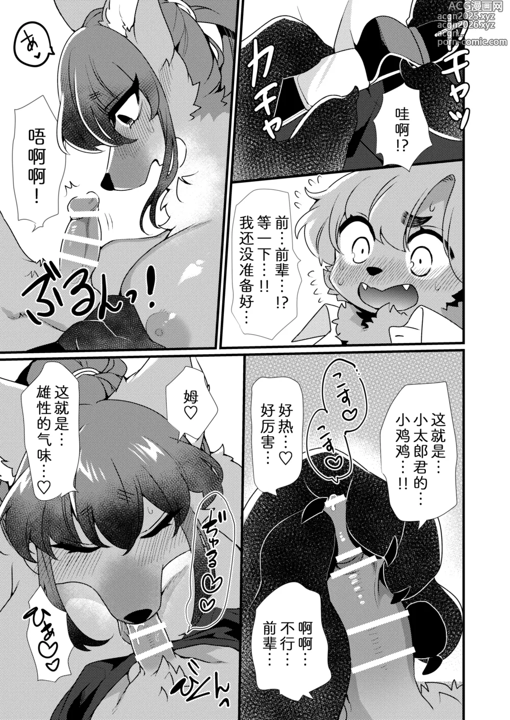 Page 10 of doujinshi 99%的本能加1%的勇气