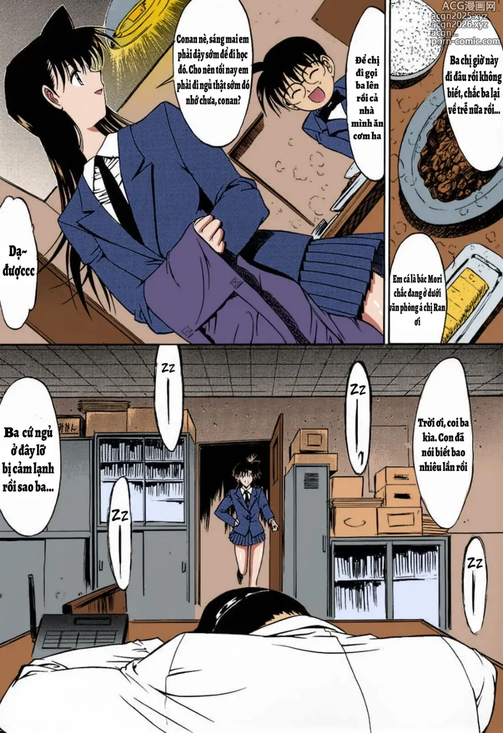 Page 2 of doujinshi Kogoro Mouri fucked Ran Mouri