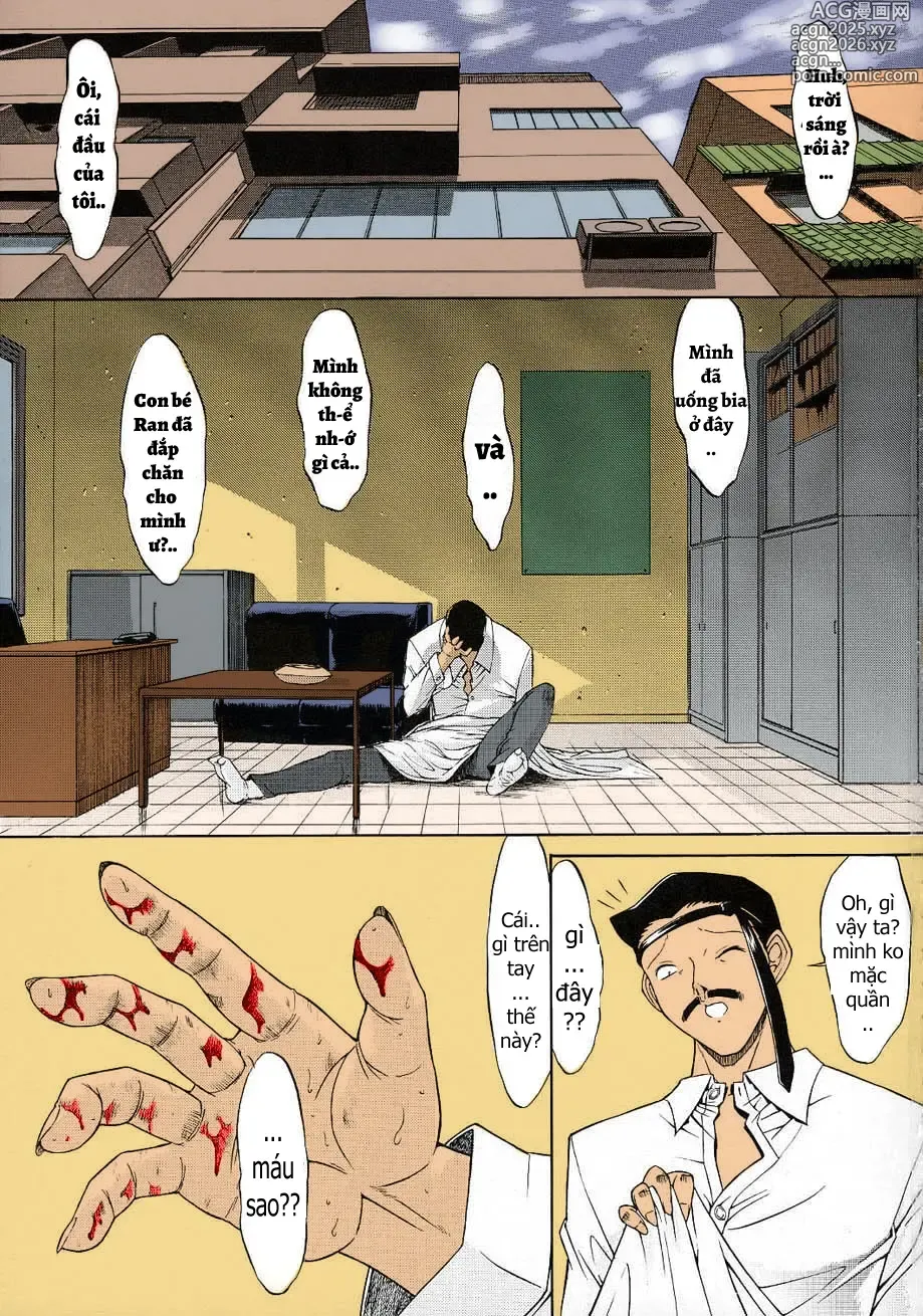 Page 20 of doujinshi Kogoro Mouri fucked Ran Mouri