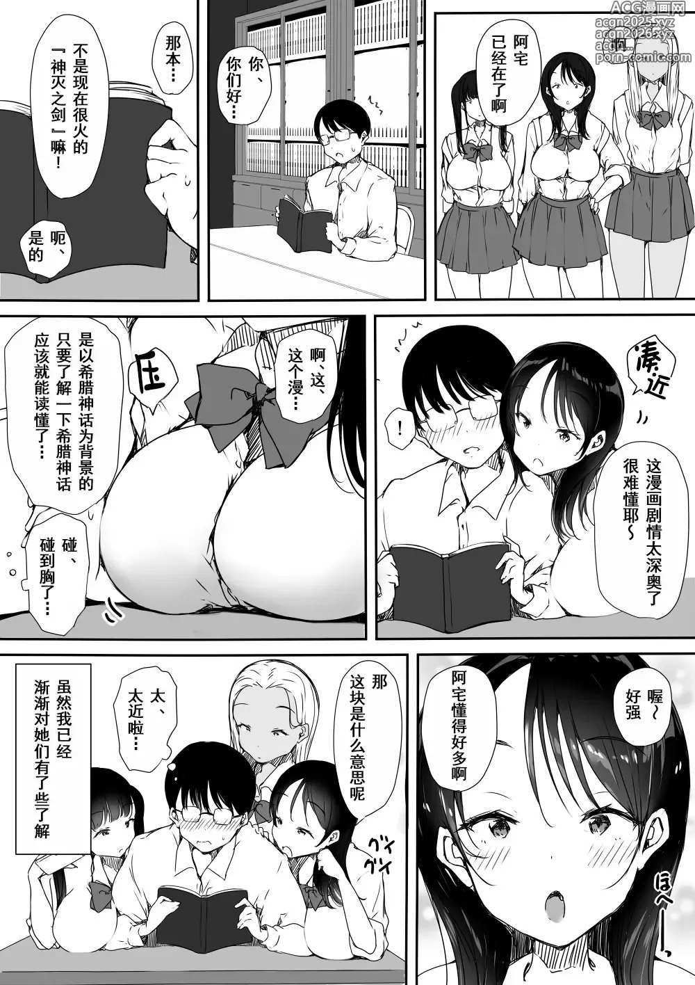 Page 7 of doujinshi Bocchi no Ore ga Kyonyuu Gal 3-nin ni Yuuwaku sareteru Ken