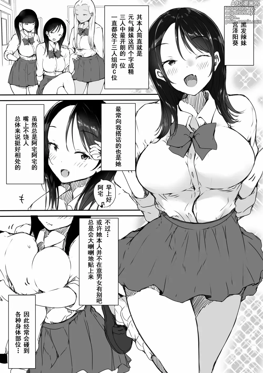 Page 8 of doujinshi Bocchi no Ore ga Kyonyuu Gal 3-nin ni Yuuwaku sareteru Ken