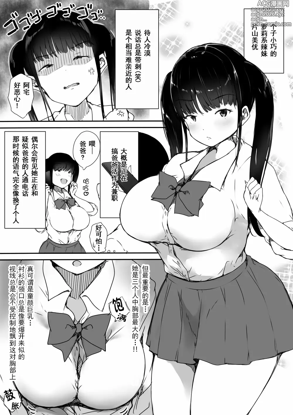 Page 9 of doujinshi Bocchi no Ore ga Kyonyuu Gal 3-nin ni Yuuwaku sareteru Ken