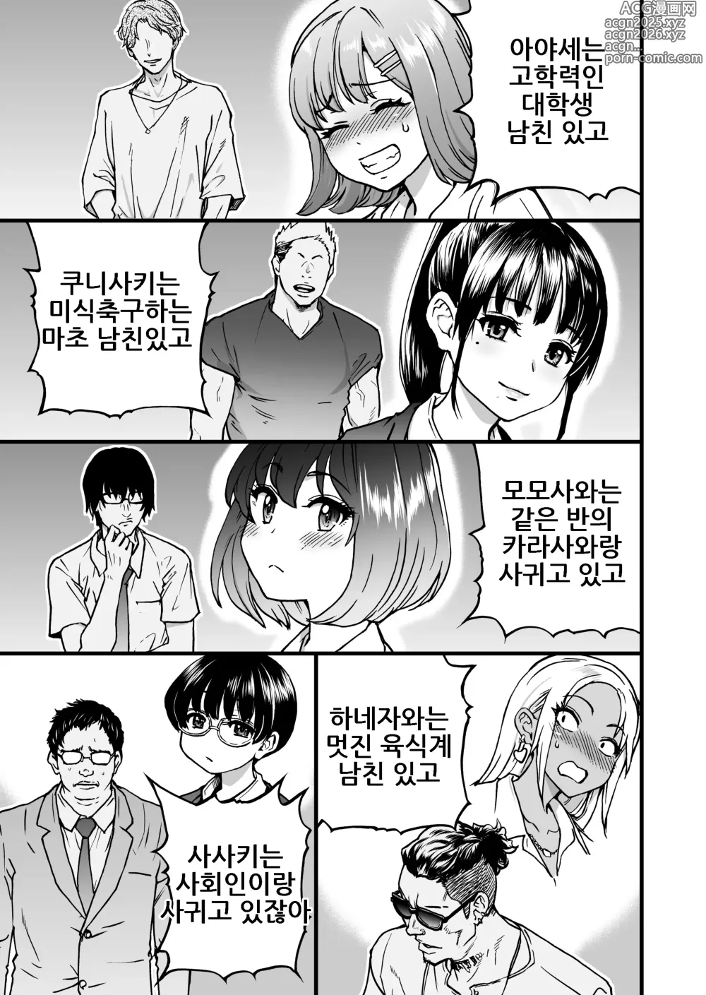 Page 11 of doujinshi 100-Kai Furareta Zetsubou-teki ni Motenai Ore o Awarenda Kareshi Ari Onna Tomodachi ga Nandemo Eroi Koto Yarasete Kureta!!