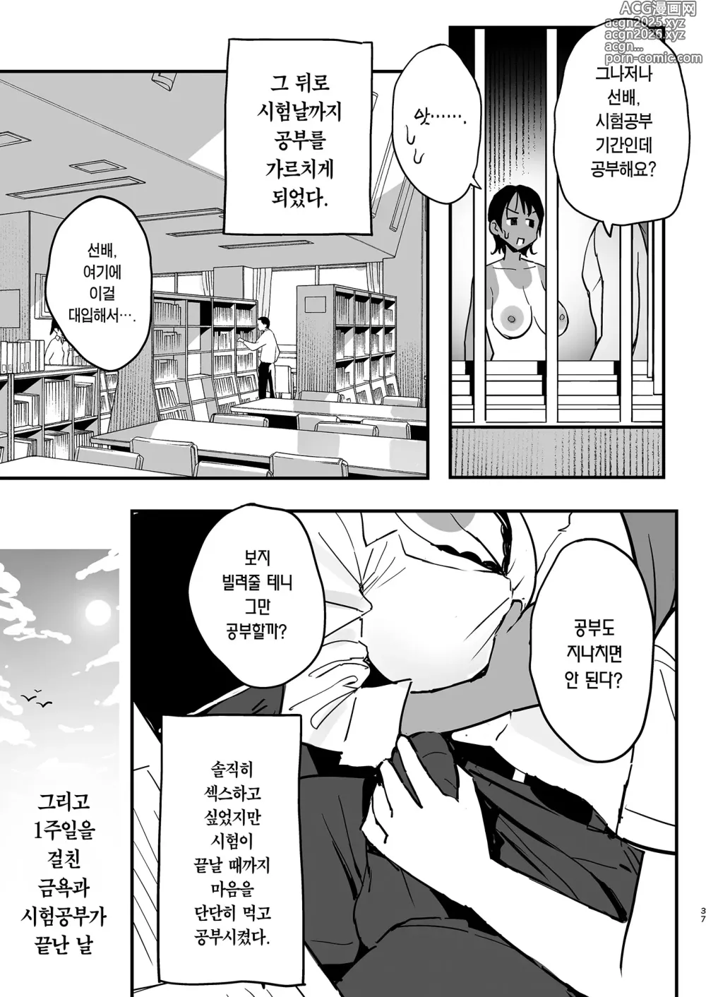 Page 36 of doujinshi 보지 빌려주는 선배