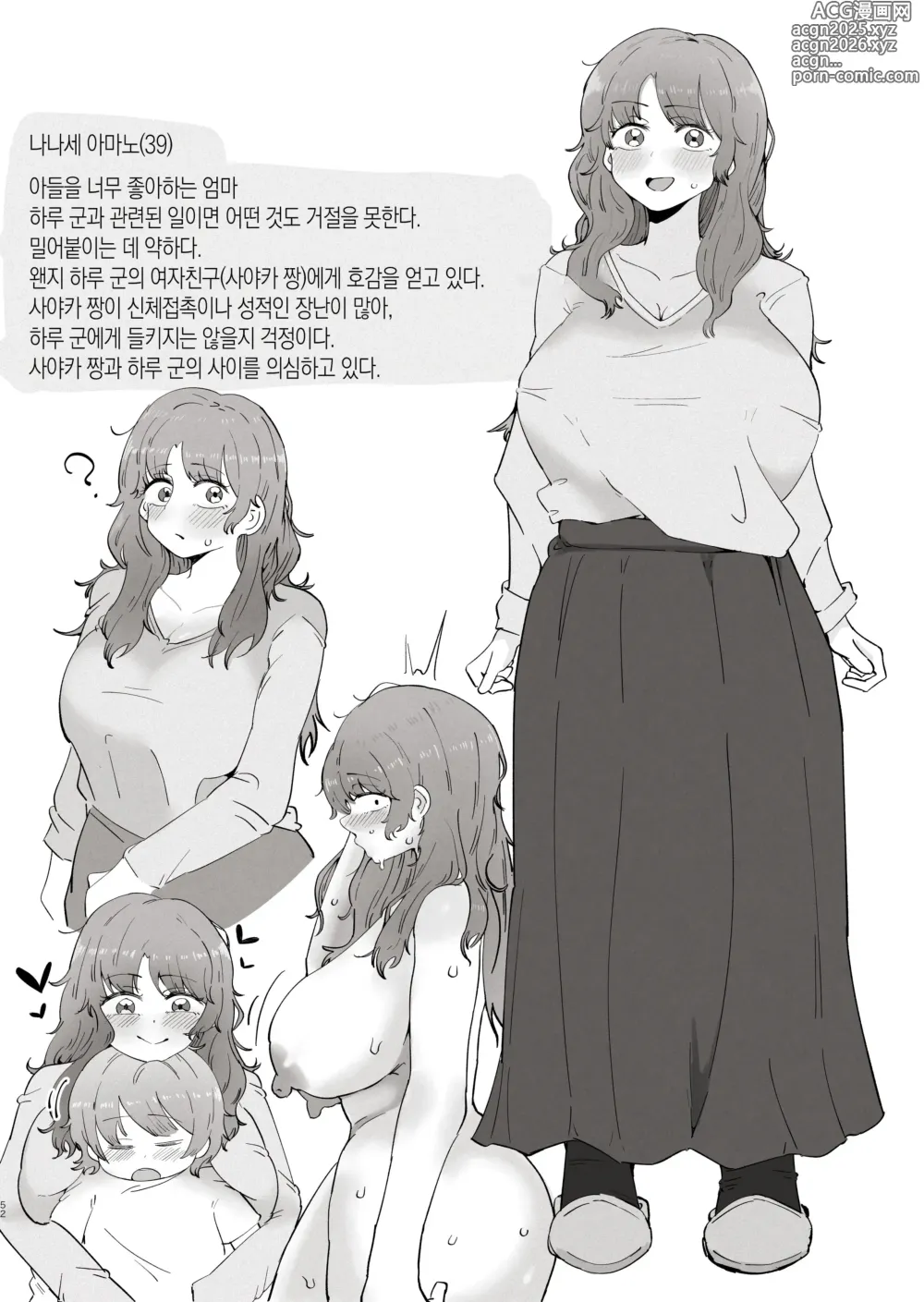 Page 52 of doujinshi 내가 좋아하는 여자는 우리 엄마도 좋아한다