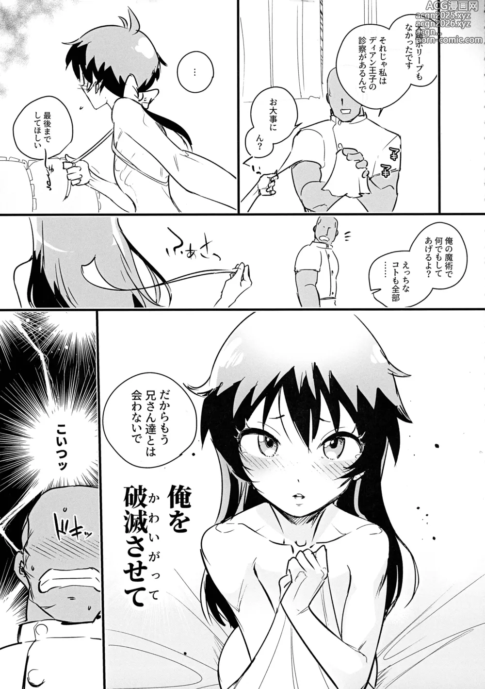 Page 35 of doujinshi [Goma Brothers (Gomabura, Kirsi) Tama-traak ~Otoko o Korosu Mahou~