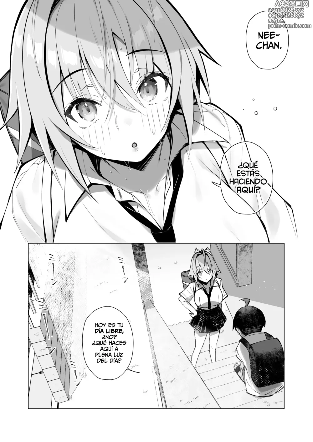 Page 4 of doujinshi Mi verano con la agresiva Nee-chan de al lado〜La Vida Diaria de Kouhai-chan