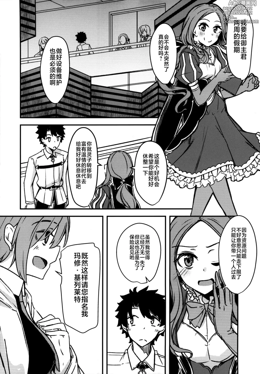 Page 4 of doujinshi Kujou Hitoma ni Uchuu to Futari